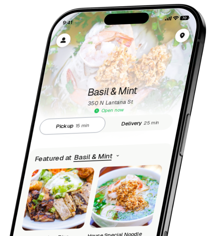 Basil & Mint app preview