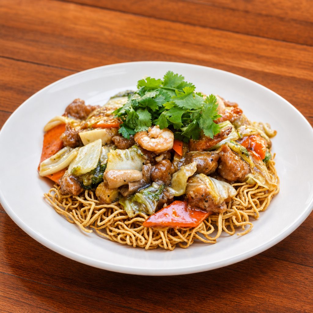 Fried Egg Noodles.