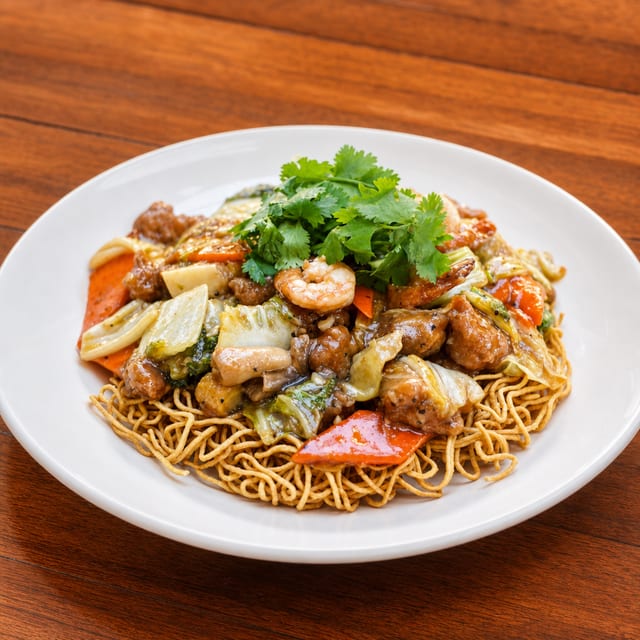 Fried Egg Noodles.