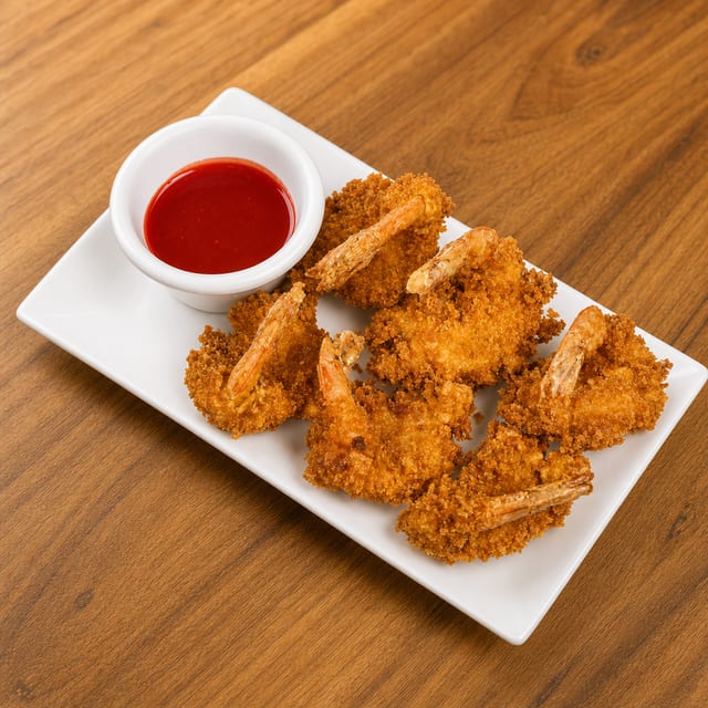 Deep Fried Shrimp.