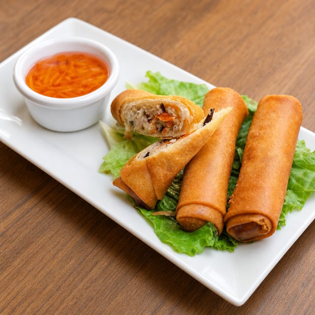 Fried Egg Rolls.