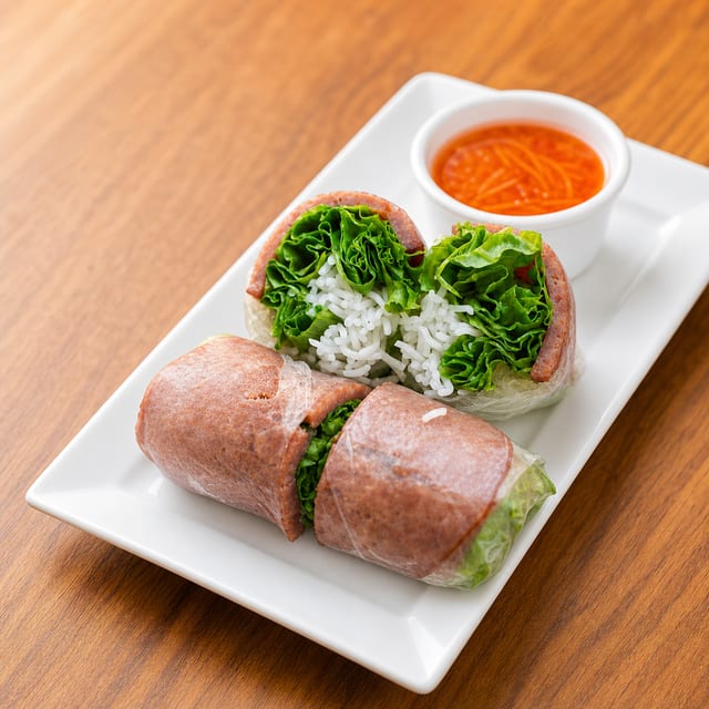 House Spring Rolls.